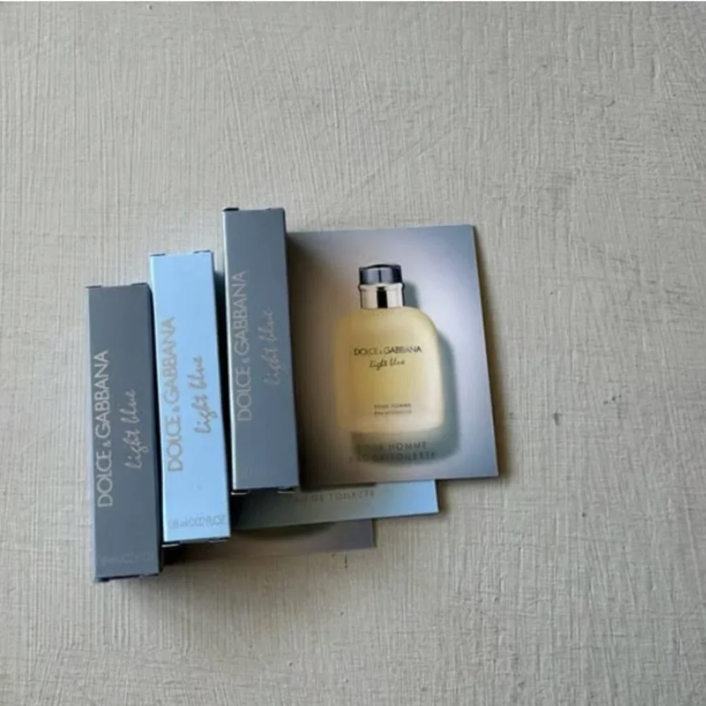NWT Dolce & Gabbana Light Blue Pour Homme EDT x3